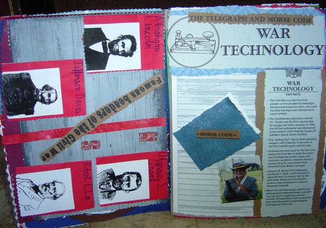 American Civil War Lapbook and Hands-on Unit Study